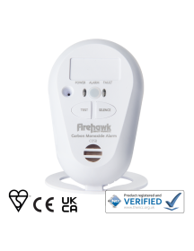 Firehawk Carbon Monoxide Alarm 5 Year Sealed Battery