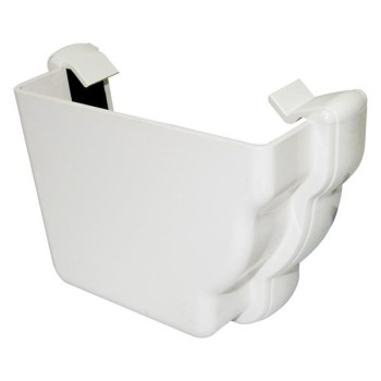 Crown L/H External Stop End White