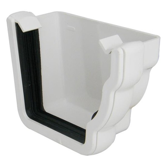 Crown R/H External Stop End White