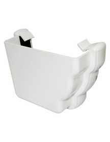 Crown L/H External Stop End White