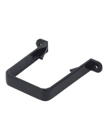 Square Line Downpipe Clip 65mm - Black