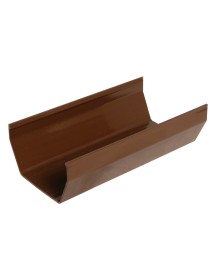 Square Line Gutter 2M - Brown