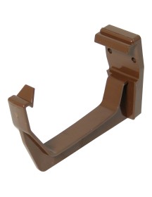 Square Line Facia Bracket Brown