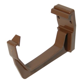 Square Line Facia Bracket Brown