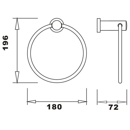 Ascot Towel Ring