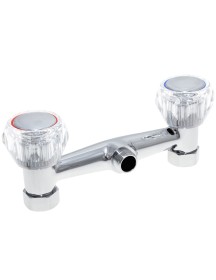 Manual Shower Mixer Valve 150mm Centres (Chrome)