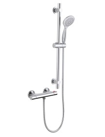 Gem Thermostatic Bar Mixer With Shower Rail Kit
