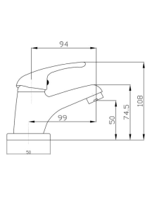 Melford Mono Cloakroom Basin Mixer  100230501
