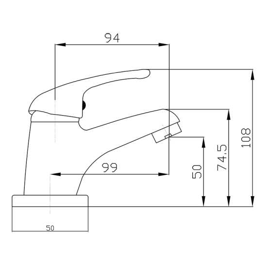 Melford Mono Cloakroom Basin Mixer Melford Mono Cloakroom Basin Mixer