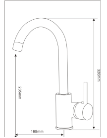 Manhattan Single lever Kitchen Mixer Copper