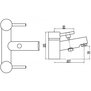 Risby Bath Shower Mixer 