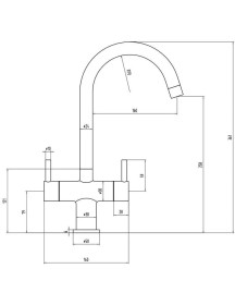 Beyton Kitchen Mixer Tap