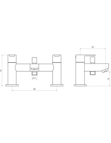 Felsham Bath Shower Mixer 