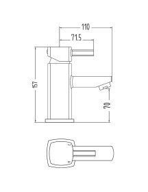 Moulton Mono Basin Mixer 