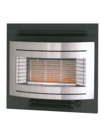 CURVASCAPE GL LPG FIRE - BLACK & SILVER