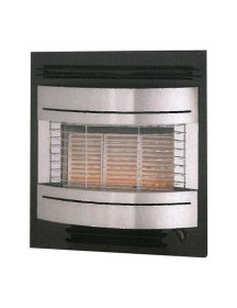 CURVASCAPE GP LPG FIRE - BLACK & SILVER