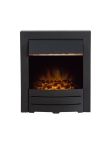 Jade Electric Fire In Black