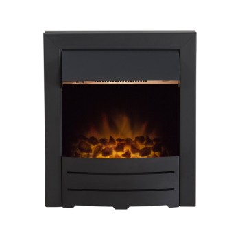 Jade Electric Fire In Black