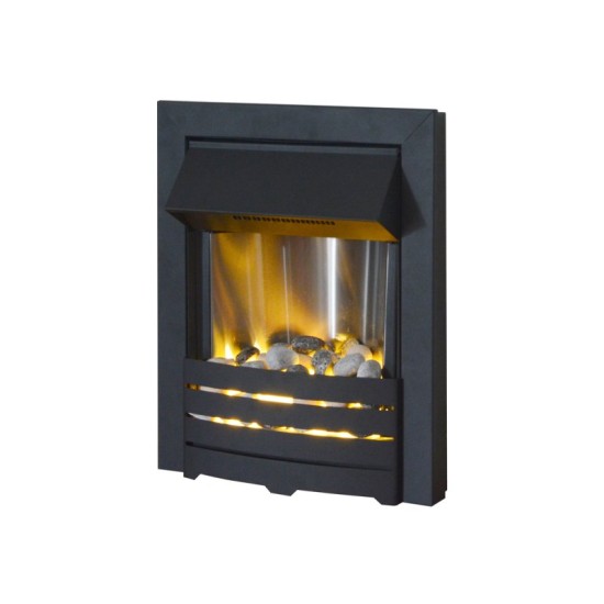 Sapphire Electric Fire in Black