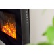 Sureflame Electric Wall Mounted Fire with Remote in Black, 26 Inch