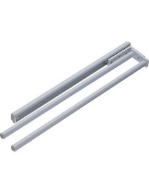Towel Rail, 2 Arm, Aluminium