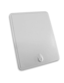 ACCESS DOOR AND FRAME COIN LOCK WHITE