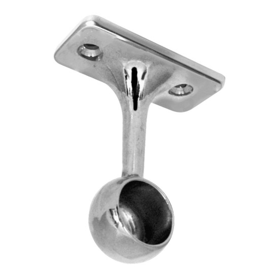 Chrome Wardrobe Rail 19mm End Bracket