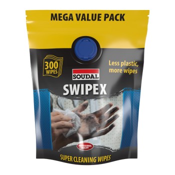 Soudal Swipex Wipes Mega Value 300 Pack