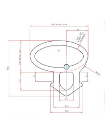 Oversize Offset Bubble Seal Per Metre