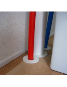 15mm Pipe Seal Hole Tidy 60mm Tail White