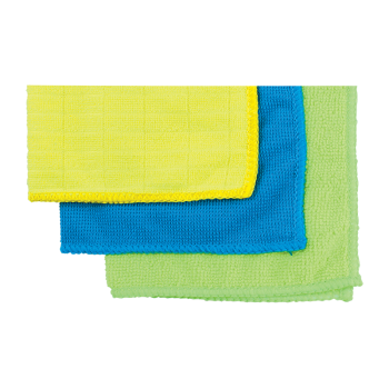 Microfibre Cleaning Cloths - 3 Pack