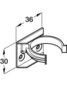 KITCHEN PLINTH LEG CLIP & BRACKET