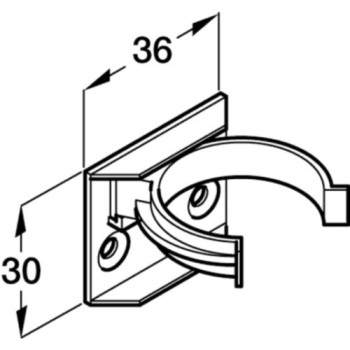 KITCHEN PLINTH LEG CLIP & BRACKET