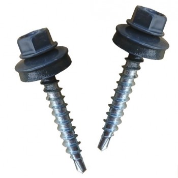 Graphite Roof Tek Screw Pack 25