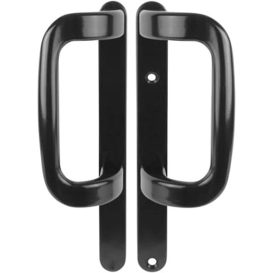 UPVC Inline Patio Door Handle XL Dummy Black