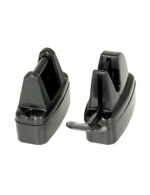 Lever/Trigger Release Catch Door Retainer (Flipper) Graphite C/W Spacers