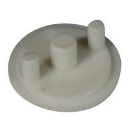 ELLBEE TOP HAT HINGE COVER White