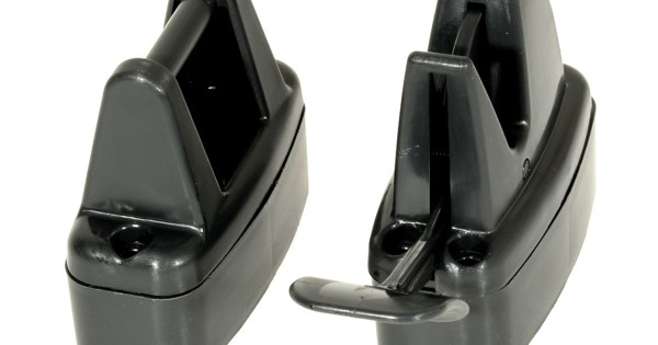 Lever Trigger Release Catch Door Retainer (Flipper) Graphite C/W ...