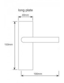 ELLBEE EUROLOCK DOOR HANDLES - Aluminium
