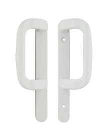 UPVC Inline Patio Door Handle Fuhr Dummy White