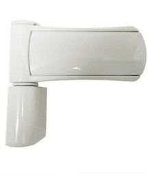 3D Adjustable UPVC Flag Hinge White