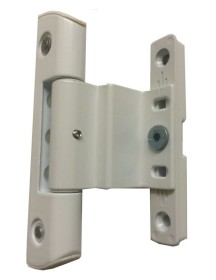 Adjustable Rebated Butt Hinge 9-16mm All-In-One White