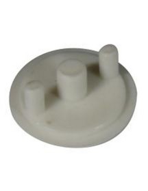 ELLBEE TOP HAT HINGE COVER White