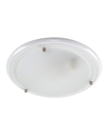 FLUSH CEILING LIGHT WHITE IP44 Rated