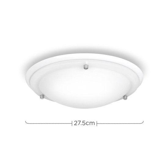 FLUSH CEILING LIGHT WHITE IP44 Rated