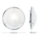 CEILING LIGHT MATT CHROME E27 270MM DIA