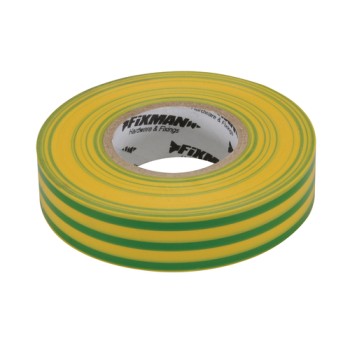 Insulation Tape Green/Yellow 19mm x 33m