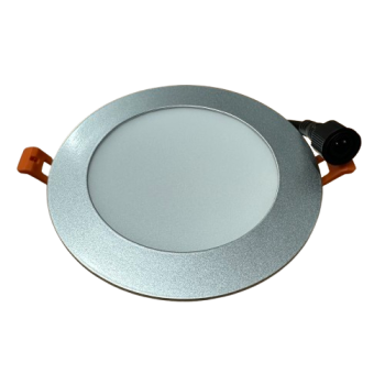 12w LED Downlight Silver 150mm