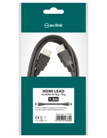 HQ 4K Ready High Speed HDMI Lead with Ethernet 1.5m