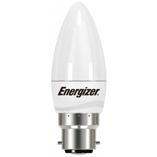 Energizer LED Candle 5.9W Opal Warm White B22 (BC) 40W Equiv